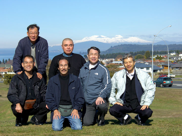 有馬志朗神父とニュージーランドにて